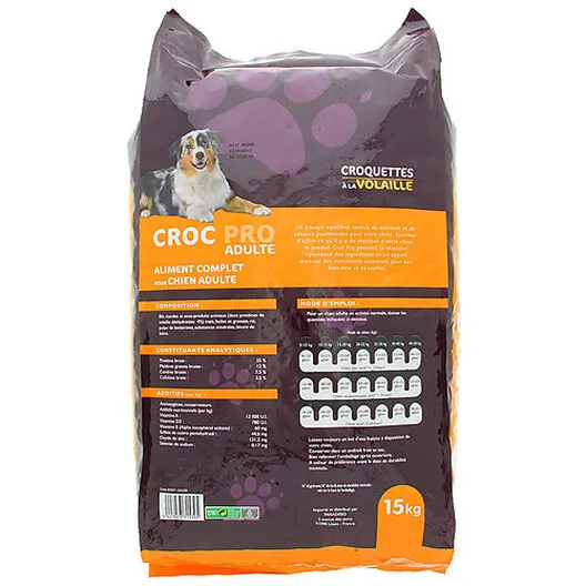 Croc Pro - Croquettes Pour Chien - 15Kg 4 Croc Pro - Croquettes Pour Chien - 15Kg – Image 2