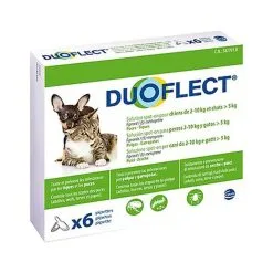 Duoflect - Pipettes Antiparasitaire De 2 à 10Kg Pour Chien Et Chat - X6