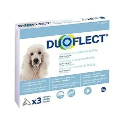 Duoflect - Pipettes Antiparasitaire De 10 à 20Kg Pour Chien - X3