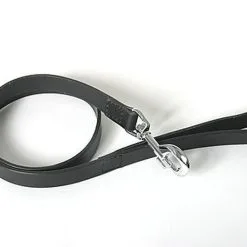 Martin Sellier - Laisse Basic En Cuir Avec Bords Arrondis Pour Chien - 100cm