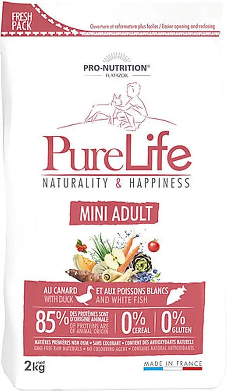 Flatazor - Croquettes PURE LIFE Mini Adult Pour Chien - 2Kg 3 Flatazor - Croquettes PURE LIFE Mini Adult Pour Chien - 2Kg