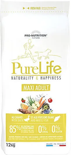 Flatazor - Croquettes PURE LIFE Maxi Adult Pour Chien - 12Kg 3 Flatazor - Croquettes PURE LIFE Maxi Adult Pour Chien - 12Kg