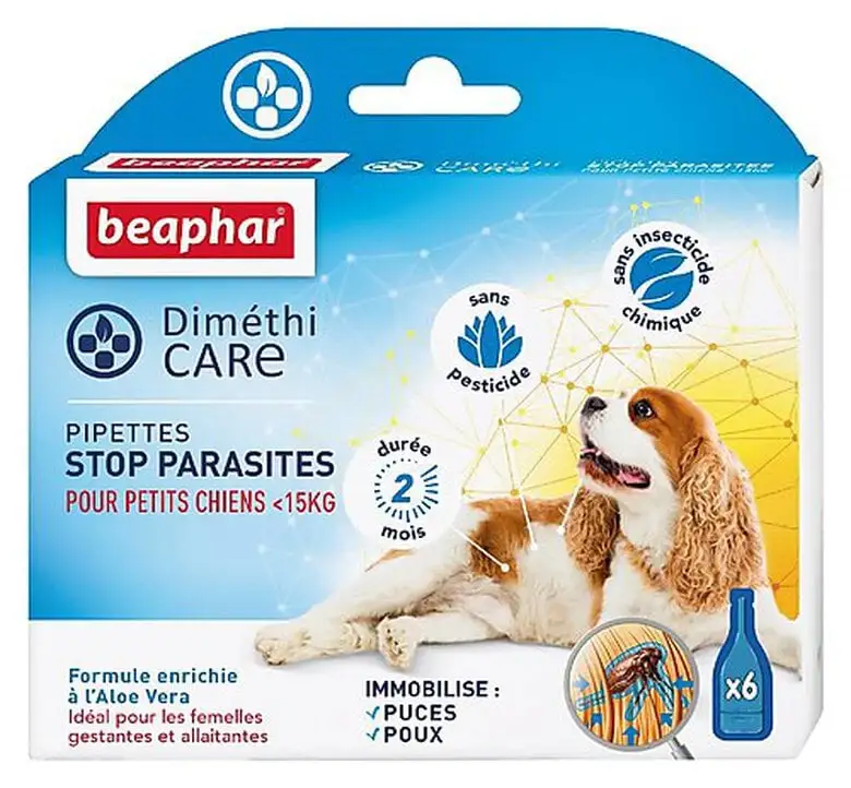 DiméthiCARE - Pipettes STOP S Parasites Pour Petit Chien - 6x1,5ml 3 DiméthiCARE - Pipettes STOP S Parasites Pour Petit Chien - 6x1,5ml