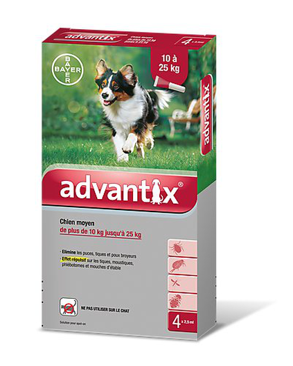 Bayer Pipettes Antiparasitaires Advantix 4 Bayer Pipettes Antiparasitaires Advantix – Image 2