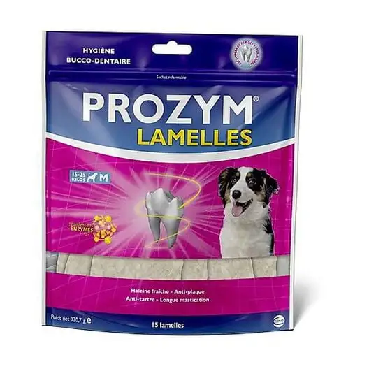 PROZYM - Sachet Lamelles Hygiène Bucco-dentaire Pour Chien 3 PROZYM - Sachet Lamelles Hygiène Bucco-dentaire Pour Chien