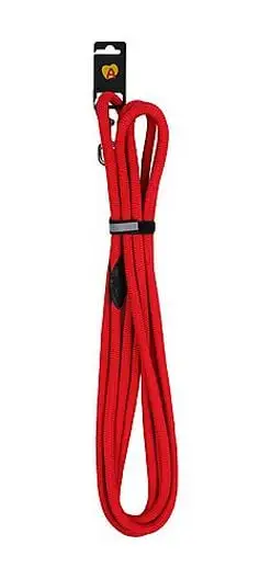 Animalis - Longe En Corde Forte De 2m Pour Chien - Rouge 3 Animalis - Longe En Corde Forte De 2m Pour Chien - Rouge