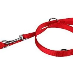 Animalis - Laisse Multifonction Basic 20mm Et 200cm Pour Chien - Rouge