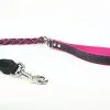 Yogipet - Laisse En Cuir Tressé 120cm Pour Chien - Noir/Rose -nourriture pour chien Soldes 2023 41885