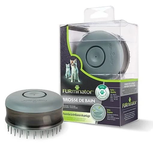 Furminator - Brosse De Bain DeShedding De Toilettage Pour Chien Et Chat -nourriture pour chien Soldes 2023 42931