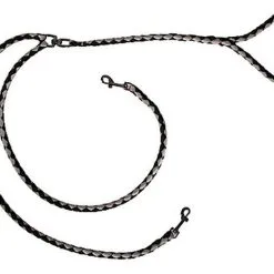 Kerbl - Laisse Double Tressée En Tissu Nylon Pour Chien - 140cm