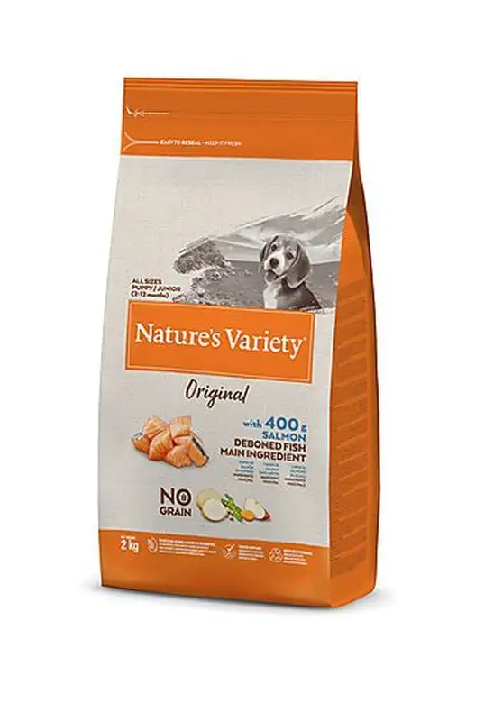 Nature's Variety - Croquettes Original Au Saumon Pour Chiot - 2Kg 3 Nature's Variety - Croquettes Original Au Saumon Pour Chiot - 2Kg