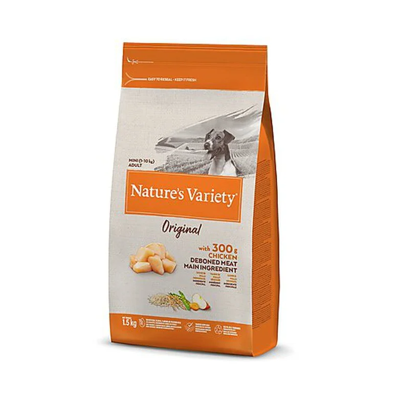 Nature's Variety - Croquettes Original Mini Adulte Au Poulet Pour Chien - 1,5Kg 3 Nature's Variety - Croquettes Original Mini Adulte Au Poulet Pour Chien - 1,5Kg