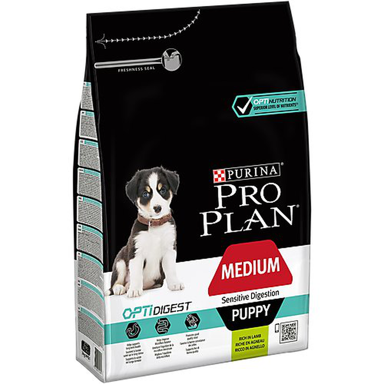 Pro Plan - Croquettes Medium Puppy Sensitive Digestion à L' Agneau Pour Chiot - 3Kg 3 Pro Plan - Croquettes Medium Puppy Sensitive Digestion à L' Agneau Pour Chiot - 3Kg