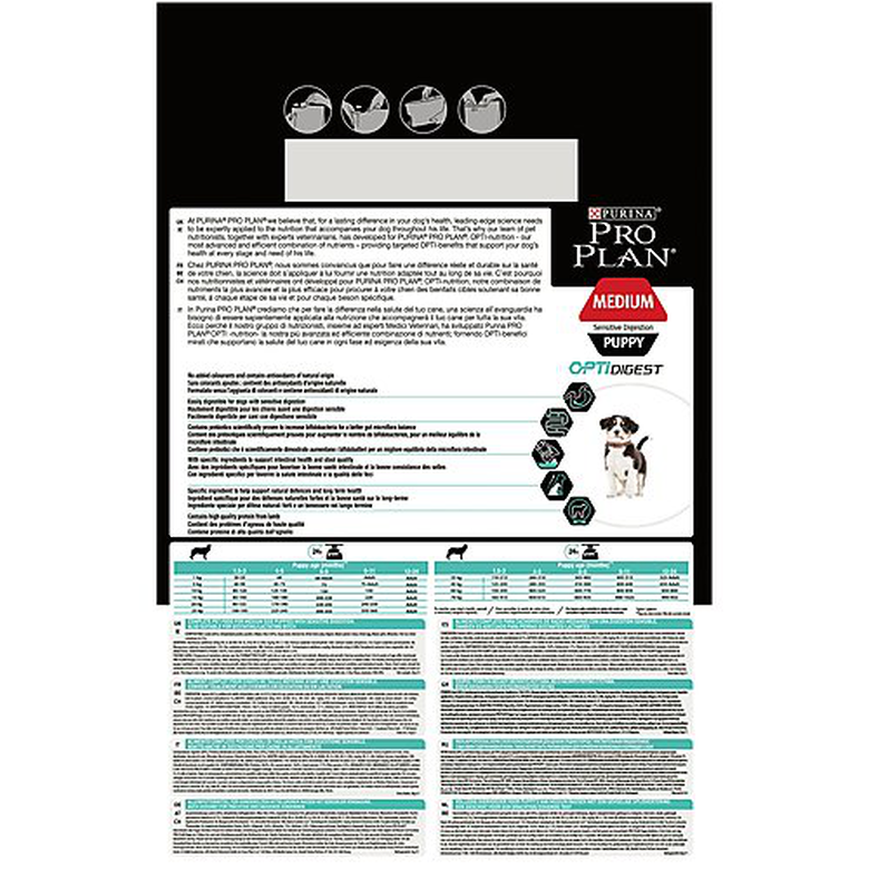 Pro Plan - Croquettes Medium Puppy Sensitive Digestion à L' Agneau Pour Chiot - 3Kg 5 Pro Plan - Croquettes Medium Puppy Sensitive Digestion à L' Agneau Pour Chiot - 3Kg – Image 3