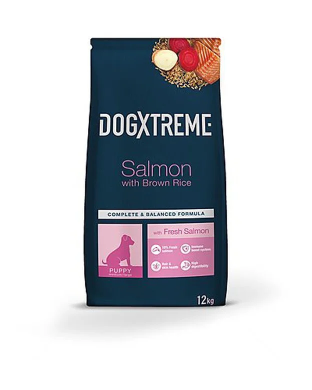 DogXtreme - Croquettes Au Saumon Frais Pour Chiot De Toute Race - 12Kg 3 DogXtreme - Croquettes Au Saumon Frais Pour Chiot De Toute Race - 12Kg