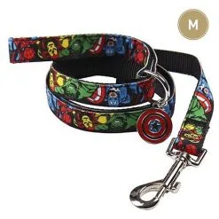 For Fan Pets - Laisse Marvel En Nylon Pour Chien - M