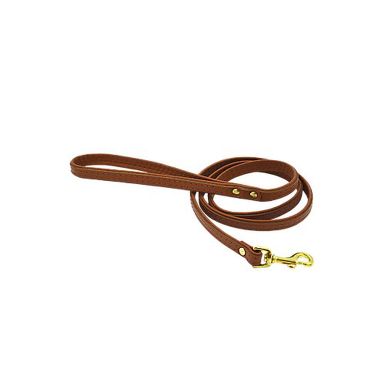 Comme Un Roi - Laisse Cuir So Chic Caramel Pour Chien - 120cm 3 Comme Un Roi - Laisse Cuir So Chic Caramel Pour Chien - 120cm