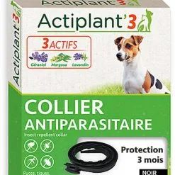 ActiPlant'3 - Collier Antiparasitaire Pour Petit Chien - Noir
