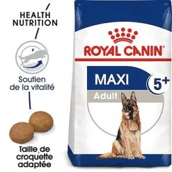 Royal Canin - Croquettes Maxi Adulte 5+ Pour Chien Adulte - 15Kg -nourriture pour chien Soldes 2023 66833