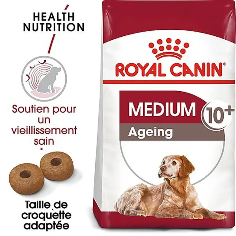 Royal Canin - Croquettes Medium Ageing 10+ Pour Chien Senior - 15Kg 4 Royal Canin - Croquettes Medium Ageing 10+ Pour Chien Senior - 15Kg – Image 2