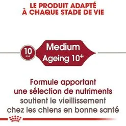 Royal Canin - Croquettes Medium Ageing 10+ Pour Chien Senior - 15Kg 11 Royal Canin - Croquettes Medium Ageing 10+ Pour Chien Senior - 15Kg -nourriture pour chien Soldes 2023 67666