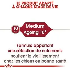 Royal Canin - Croquettes Medium Ageing 10+ Pour Chien Senior - 3Kg -nourriture pour chien Soldes 2023 67943