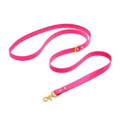 Pop Dog - Laisse Bandoulière Glouton Rose Pour Chien - M/L