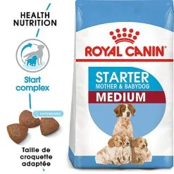 Royal Canin - Croquettes Starter Mother & Babydog Medium Pour Chiennes Et Chiots - 4KG