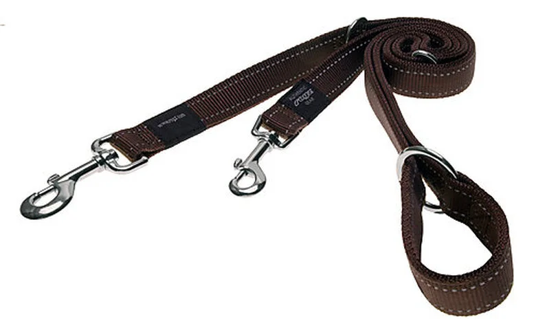Rogz - Laisse Utility Multiple Marron Pour Chiens - 180cm 3 Rogz - Laisse Utility Multiple Marron Pour Chiens - 180cm