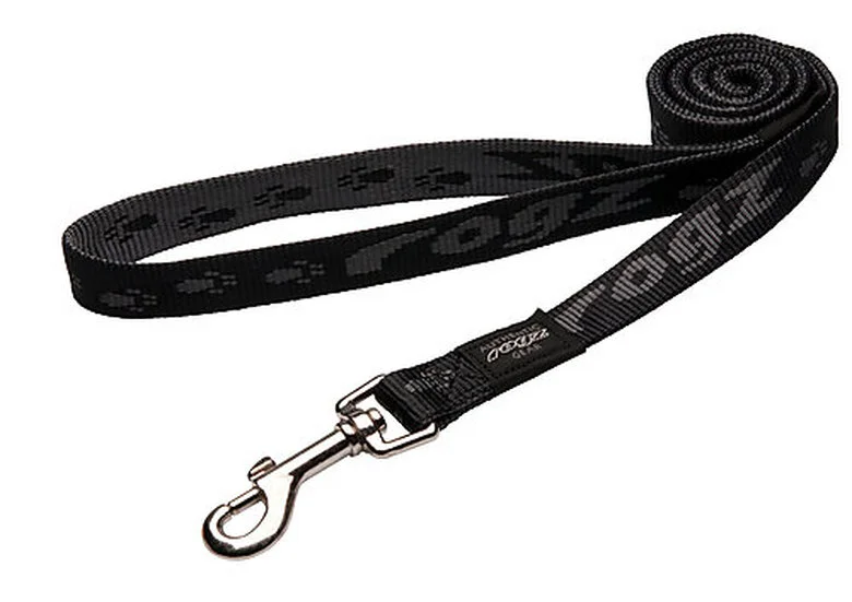 Rogz - Laisse Simple Alpinist Noir Pour Chiens - M 2 Rogz - Laisse Simple Alpinist Noir Pour Chiens - M