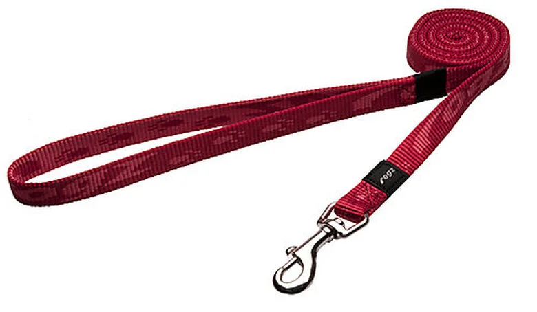Rogz - Laisse Simple Alpinist Rouge Pour Chiens - M 3 Rogz - Laisse Simple Alpinist Rouge Pour Chiens - M