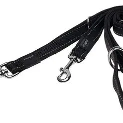 Rogz - Laisse Utility Multiple Noir Pour Chiens - 180x2,5cm