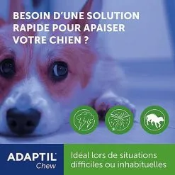 Adaptil - Bouchées Moelleuses D'Appaisement Adaptil Chew Pour Chiens - X30 -nourriture pour chien Soldes 2023 75215