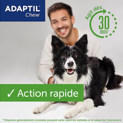 Adaptil - Bouchées Moelleuses D'Appaisement Adaptil Chew Pour Chiens - X30 -nourriture pour chien Soldes 2023 75216
