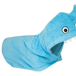 Croci - Peignoir Requin Bleu Pour Chiens - 40x42cm