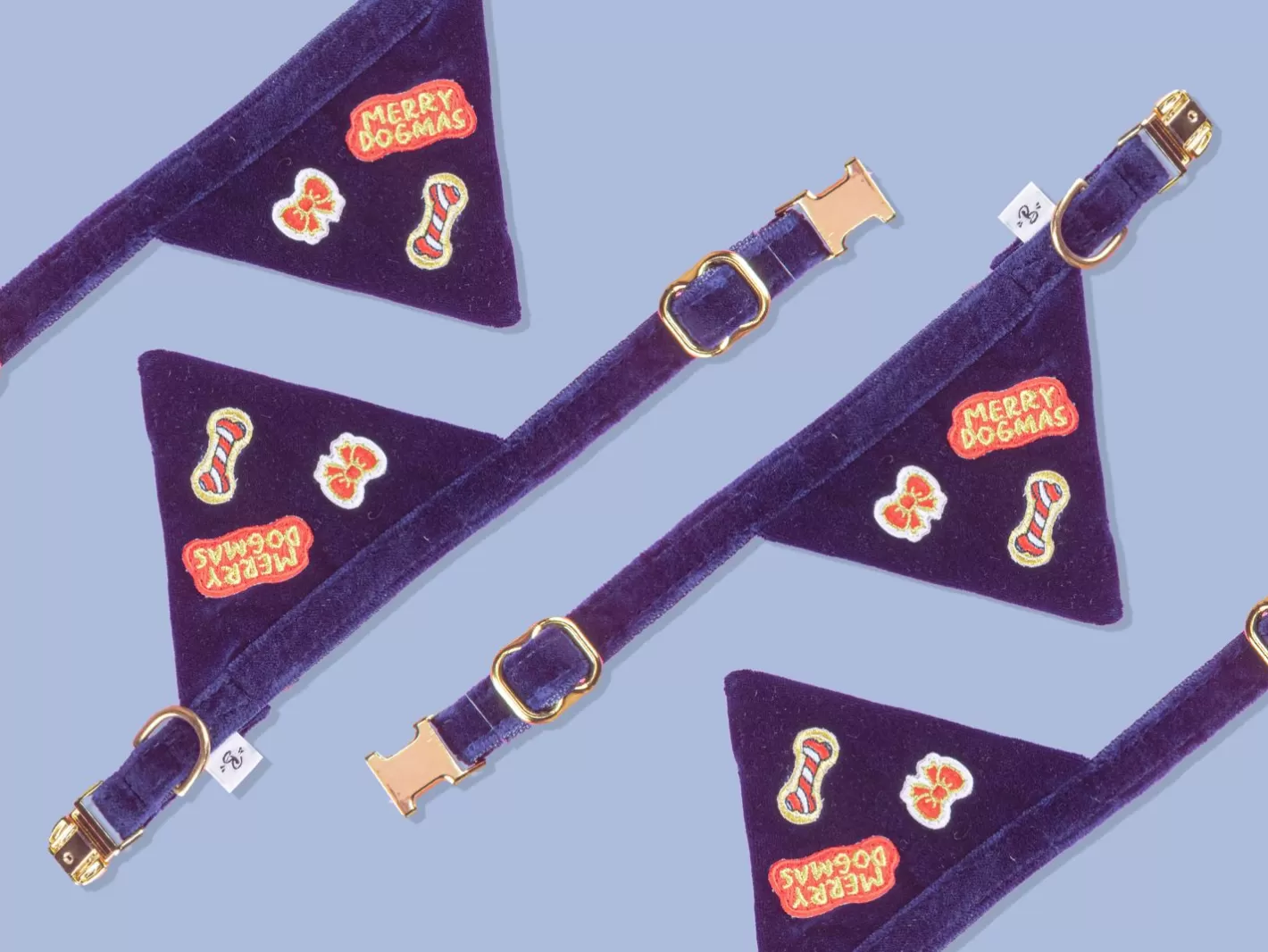 Bandana Chat Merry Blue | French Bandit Cheap