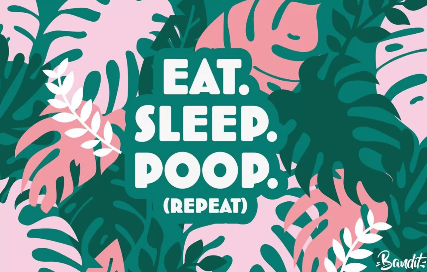 Eat Sleep Poop | French Bandit Clearance